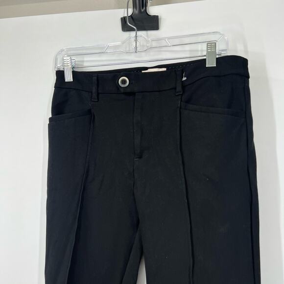 Essentials by Anthropologie The Essential Flare Trousers in Black - Picture 3 of 10